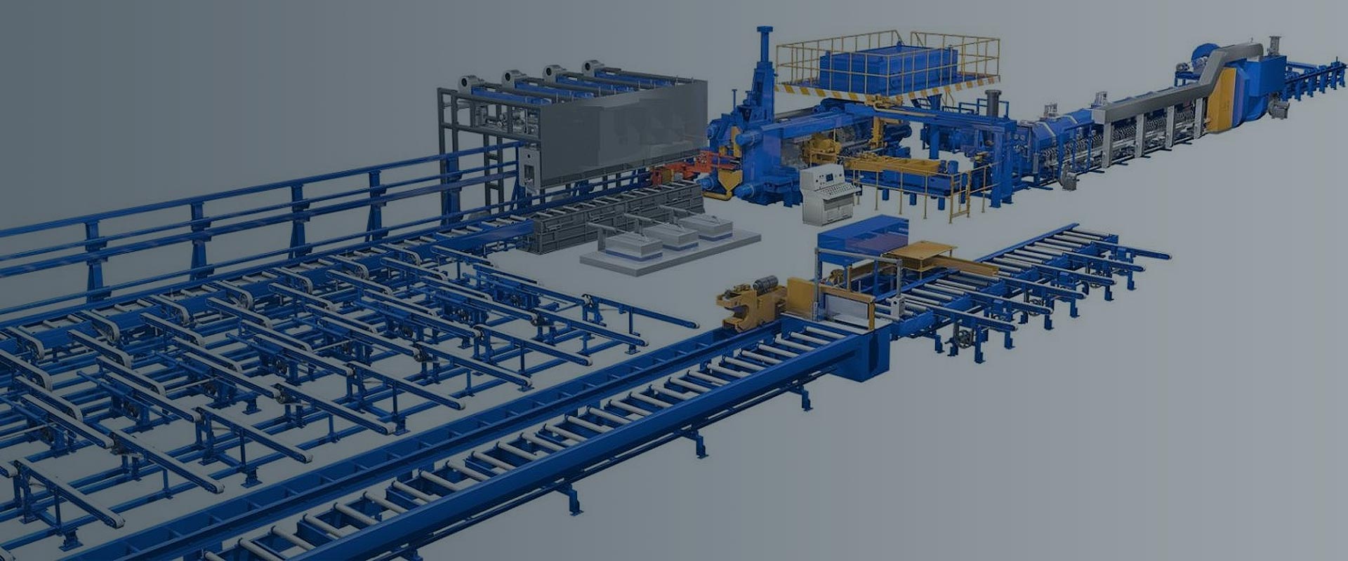 Produktionslinje för aluminiumprofiler