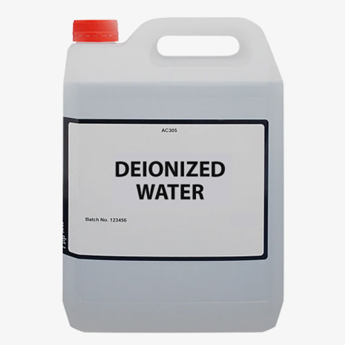 Deionized water